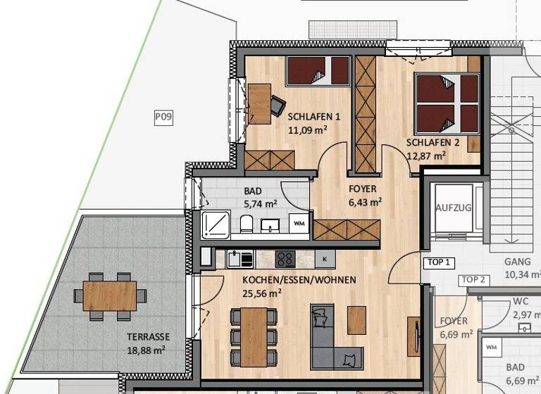 Wohnung zum Kauf 392.302 € 3 Zimmer 61,7 m² Achenkirch 6215
