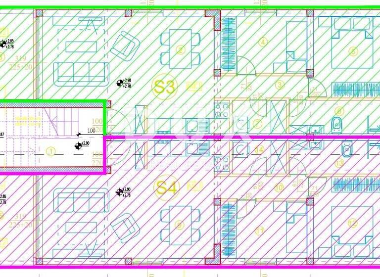 Wohnung zum Kauf 335.198 € 3 Zimmer 88 m² 1. Geschoss Vir