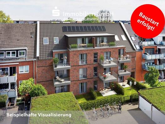 Wohnung zum Kauf - Erstbezug provisionsfrei 599.000 € 3 Zimmer 79 m² EG Mauritz Münster 48145