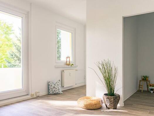 Wohnung zur Miete 231 € 1 Zimmer 36 m² EG frei ab 01.09.2026 Leipziger Straße 171 Borna-Heinersdorf Borna - Heinersdorf 09114