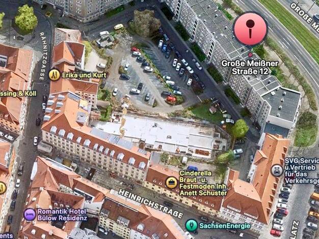 Außenstellplatz zur Miete provisionsfrei 58 € Große Meißner Straße 12 Innere Neustadt Ortsamtsbereich Neustadt 01097