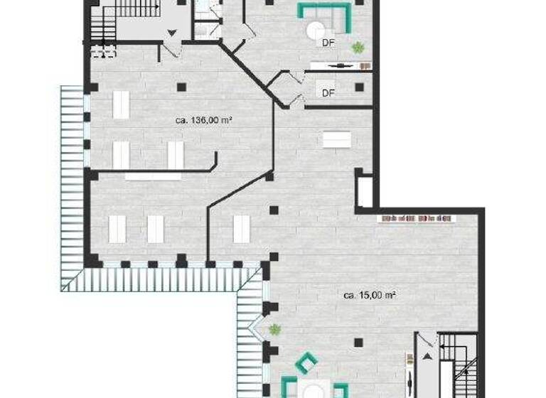 Büro zur Miete 11 € 380 m² Bürofläche Barmbek-Nord Hamburg 22309