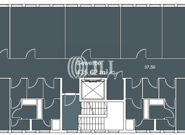 Bürofläche zur Miete 15 € 2.276,6 m² Bürofläche teilbar ab 2.277 m² Gallus Frankfurt am Main 60326
