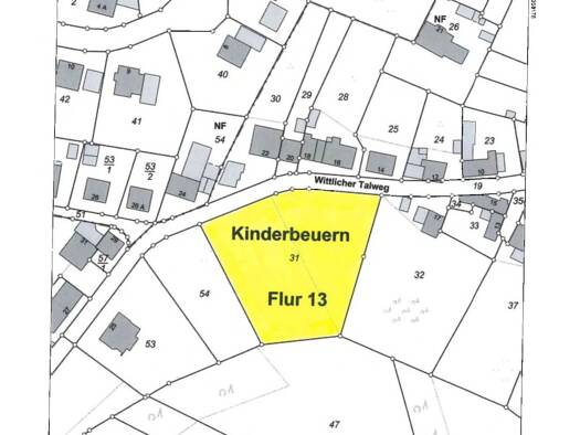Grundstück zum Kauf provisionsfrei 45.000 € 924 m² Grundstück Kinderbeuern 54538
