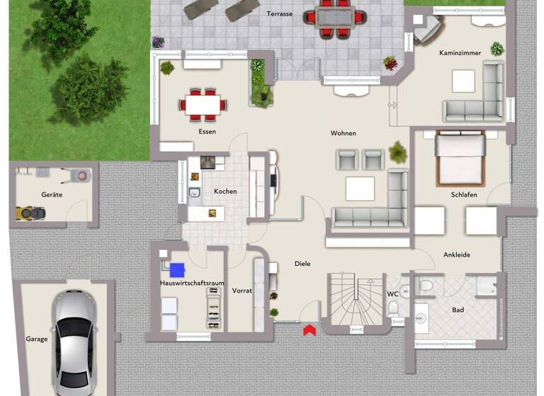 Einfamilienhaus zum Kauf 5 Zimmer 265 m² 739 m² Grundstück Hohenkirchen Wangerland 26434