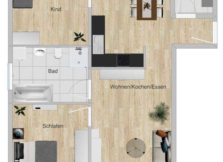 Terrassenwohnung zum Kauf 282.500 € 3 Zimmer 78,6 m² EG Aidenbach 94501