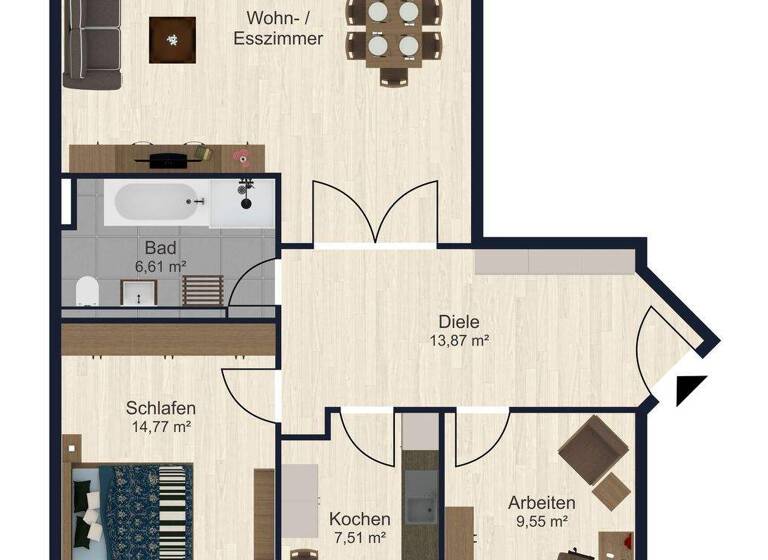 Wohnung zum Kauf 3,5 Zimmer 95 m² Pielmühle Lappersdorf 93138