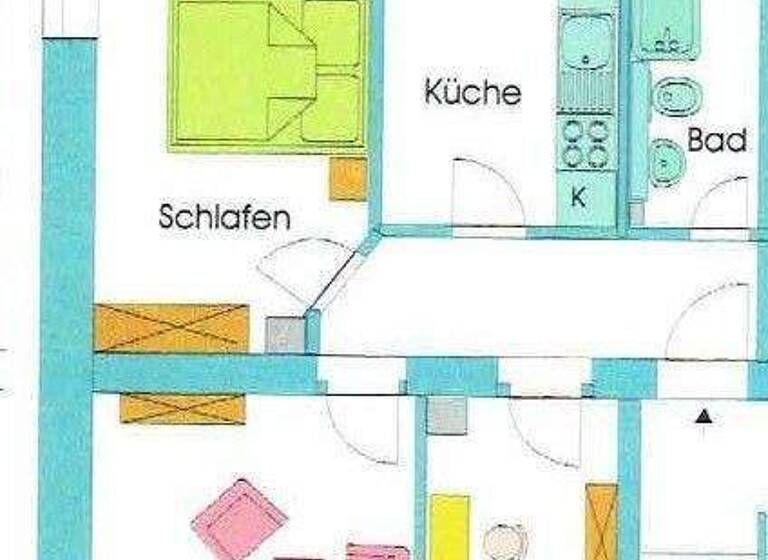 Terrassenwohnung zur Miete 320 € 3 Zimmer 56,3 m² EG frei ab sofort Siegener Straße 50 Stadtmitte Plauen 08523