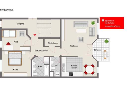 Wohnung zum Kauf 299.000 € 3 Zimmer 80,1 m² Jestetten Jestetten 79798
