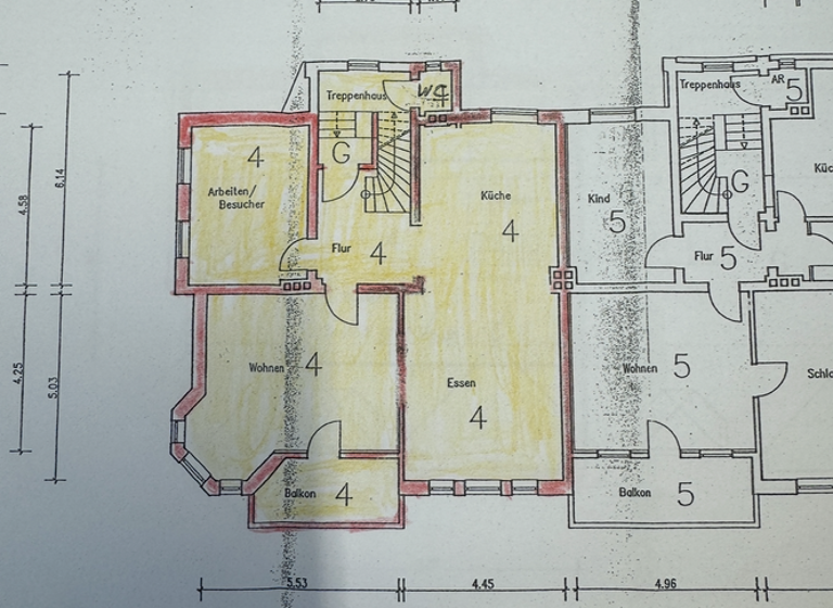 Wohnung zur Miete 1.150 € 5 Zimmer 174 m² Geschoss 1/2 frei ab sofort Ziegelrain 3 Schmalkalden 98574