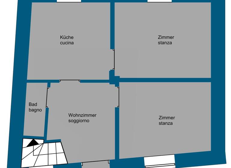 Wohnung zum Kauf 95.000 € 4 Zimmer 120 m² frei ab sofort San Casciano dei Bagni