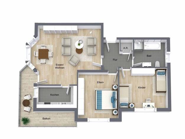 Wohnung zur Miete 775 € 3 Zimmer 86 m² 1. Geschoss frei ab 01.10.2026 An der Borngasse 4 Hachenburg 57627