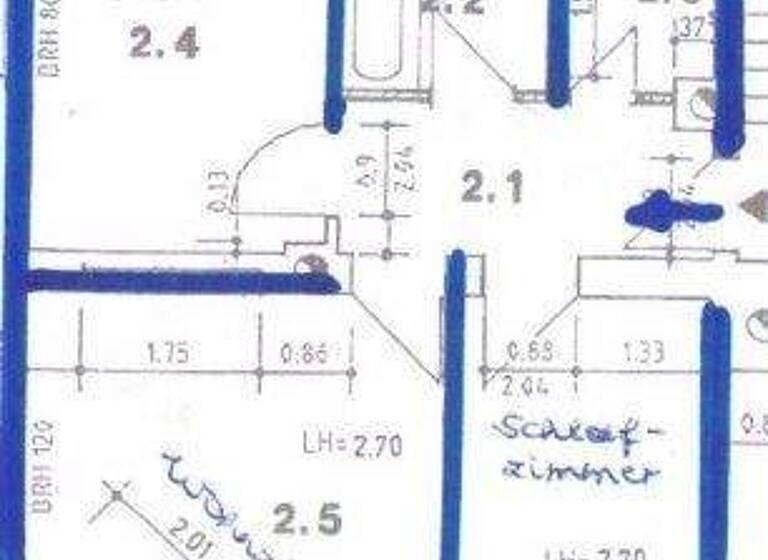 Wohnung zur Miete 250 € 2 Zimmer 55,3 m² 1. Geschoss frei ab sofort Goethestraße 39 Falkenstein Falkenstein , Vogtl 08223