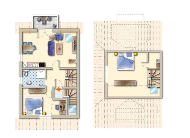 Wohnung zum Kauf - Erstbezug provisionsfrei 491.400 € 3 Zimmer 75,6 m² 2. Geschoss frei ab sofort Prerow 18375