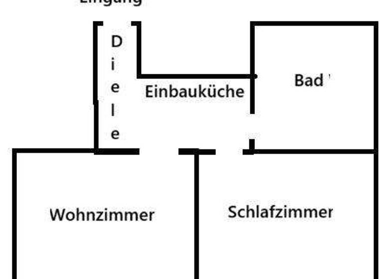 Studio zur Miete 500 € 2 Zimmer 55 m² 1. Geschoss Unterrath Düsseldorf 40468