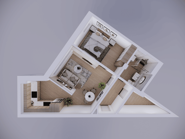 Wohnung zum Kauf - Erstbezug 263.000 € 2 Zimmer 60,6 m² 1. Geschoss frei ab sofort Villenstraße 16 Lubmin 17509