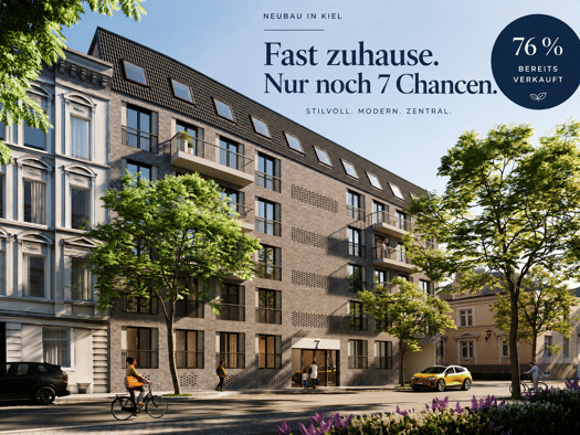 Wohnung zum Kauf provisionsfrei 367.040 € 3 Zimmer 60,3 m² frei ab 01.04.2027 Südfriedhof Südfriedhof 24114