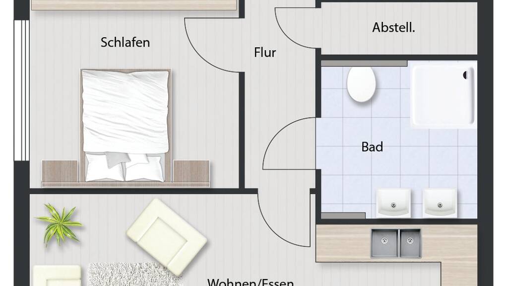 Wohnung zum Kauf - Erstbezug provisionsfrei als Kapitalanlage geeignet 379.000 € 3 Zimmer 82,1 m² Marburger Straße 1 Beltershausen Ebsdorfergrund 35085
