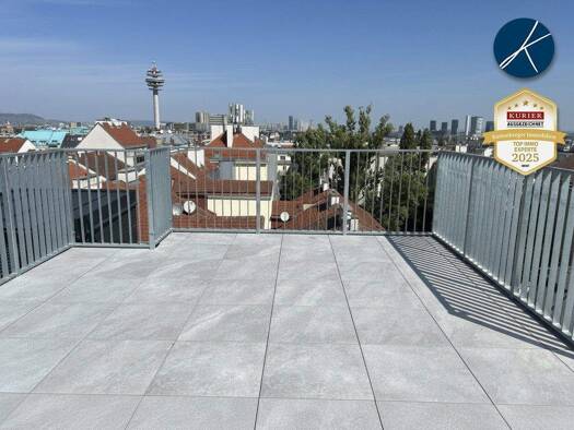 Terrassenwohnung zur Miete - Erstbezug 1.864 € 4 Zimmer 108,7 m² 6. Geschoss Wien 1100