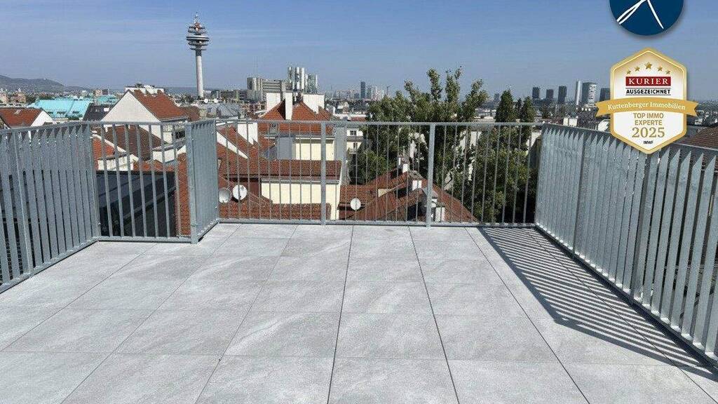 Terrassenwohnung zur Miete - Erstbezug 1.864 € 4 Zimmer 108,7 m² 6. Geschoss Wien 1100