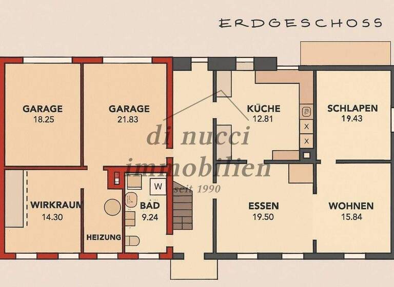 Mehrfamilienhaus zum Kauf 450.000 € 9 Zimmer 226 m² 736 m² Grundstück Kadelburg Küssaberg / Kadelburg 79790