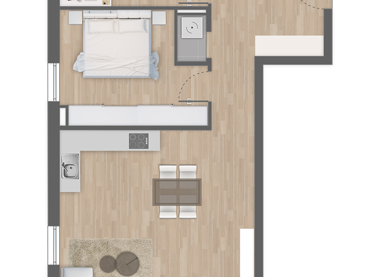 Wohnung zum Kauf - Neubau 449.900 € 3 Zimmer 79,4 m²<br/>Wohnfläche Obergasse 7 Klein-Auheim Hanau 63456