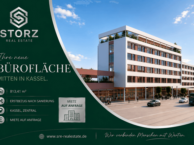 Büro zur Miete provisionsfrei teilbar ab 375 m² Wesertor Wesertor 34117