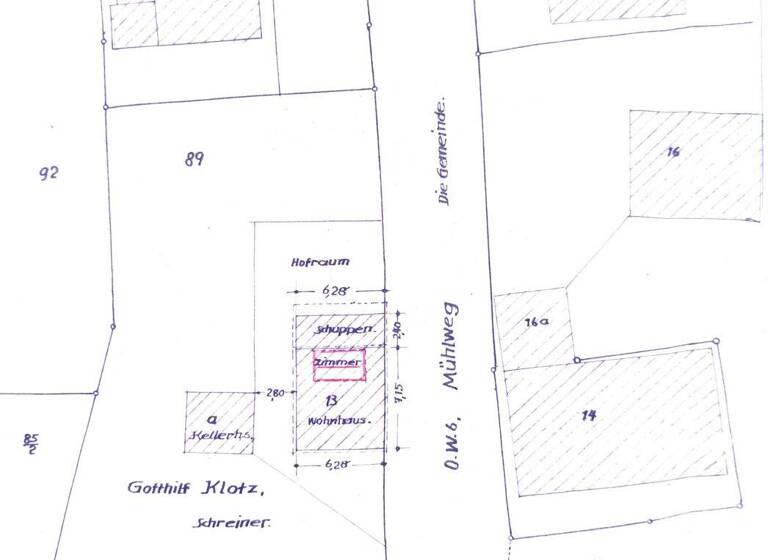Grundstück zum Kauf 295.000 € 819 m² Grundstück Mühlweg 13 Unterweissach Weissach im Tal 71554