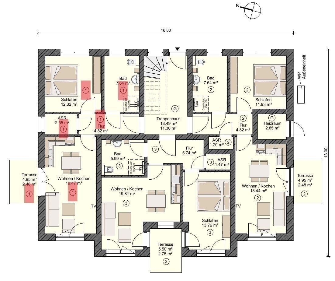 Terrassenwohnung zur Miete 1.700 € 2 Zimmer 50 m²<br/>Wohnfläche EG<br/>Geschoss Zingst Zingst 18374