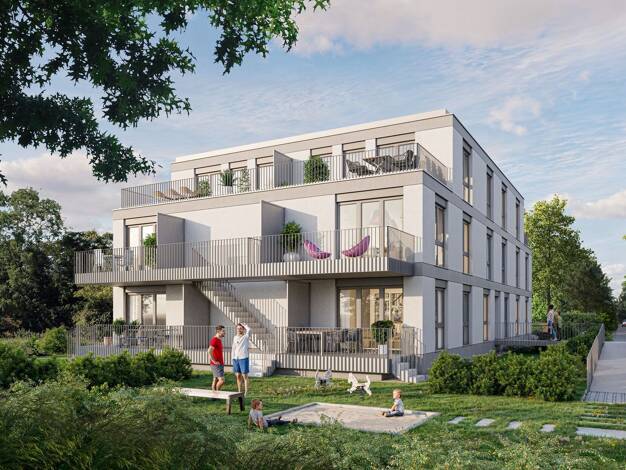 Wohnung zum Kauf - Neubau provisionsfrei 615.000 € 3 Zimmer 78 m² EG Altdorfer Straße 12 Lichterfelde Steglitz-Zehlendorf 12205