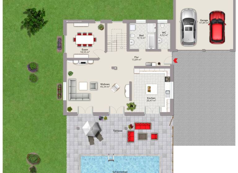 Einfamilienhaus zum Kauf 749.000 € 8 Zimmer 295 m² 616 m² Grundstück Zolling 85406