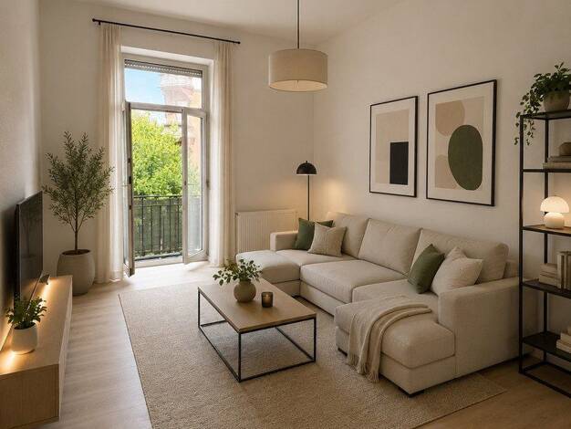 Wohnung zur Miete 2.100 € 3 Zimmer 83,4 m² 1. Geschoss Ostend Frankfurt am Main 60385