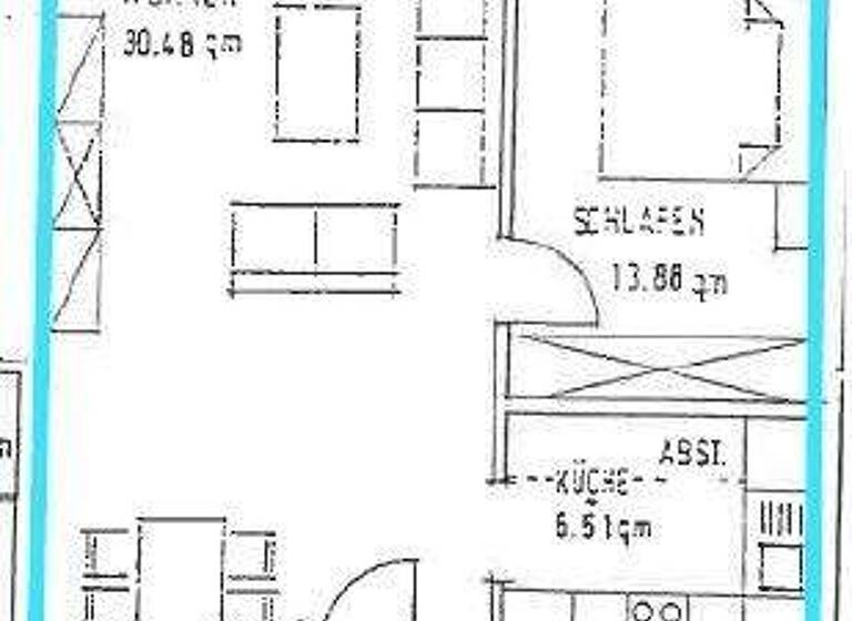 Wohnung zur Miete 570 € 1,5 Zimmer 68 m² frei ab sofort Eisenach 99817