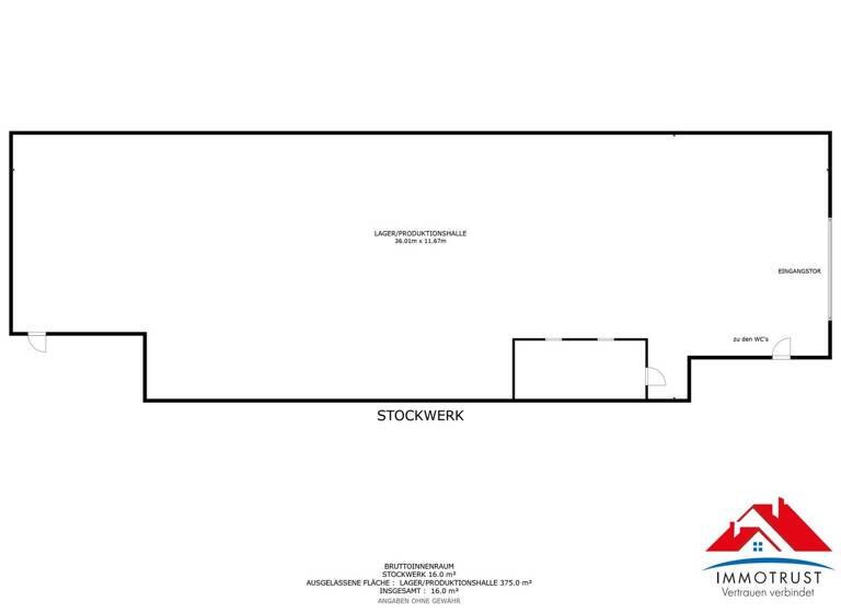 Produktionshalle zur Miete 1.200 € 195,5 m² Lagerfläche Innere Stadt Klagenfurt am Wörthersee 9020