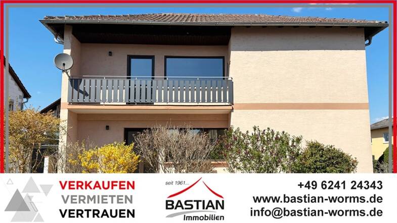 Einfamilienhaus zur Miete 1.490 € 7 Zimmer 153 m² 532 m² Grundstück Heppenheim Worms 67551