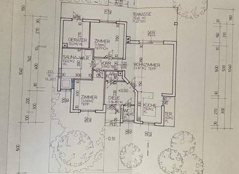 Bungalow zum Kauf 199.000 € 3 Zimmer 80 m² 657 m² Grundstück Hornstein 2491