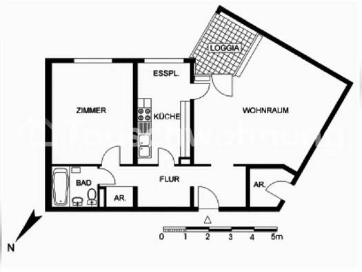 Wohnung zur Miete Tauschwohnung 484 € 2 Zimmer 69 m² 5. Geschoss Tegel Berlin 13439