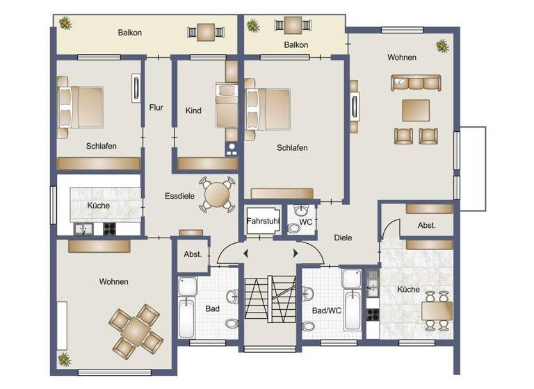 Wohnung zum Kauf 750.000 € 6 Zimmer 240,3 m² Leimen 69181