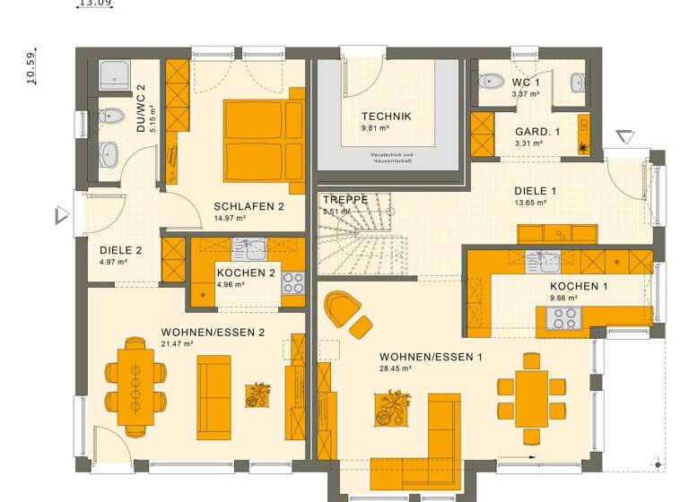 Mehrfamilienhaus zum Kauf 771.797 € 7 Zimmer 230 m² 1.000 m² Grundstück frei ab 01.04.2027 Attenhausen 56370