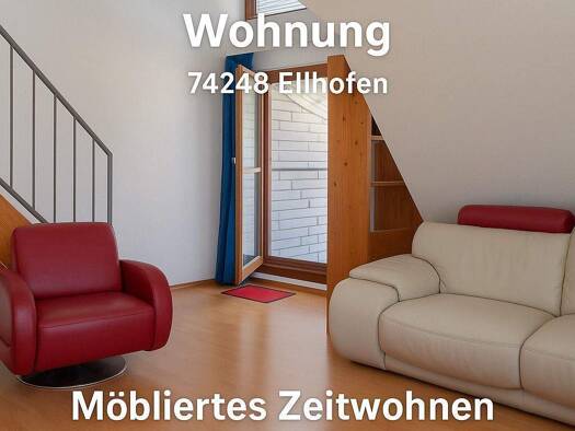 Wohnung zur Miete Wohnen auf Zeit 1.100 € 3 Zimmer 60 m² frei ab 30.04.2026 Heilbronner Str. 0 Ellhofen 74248