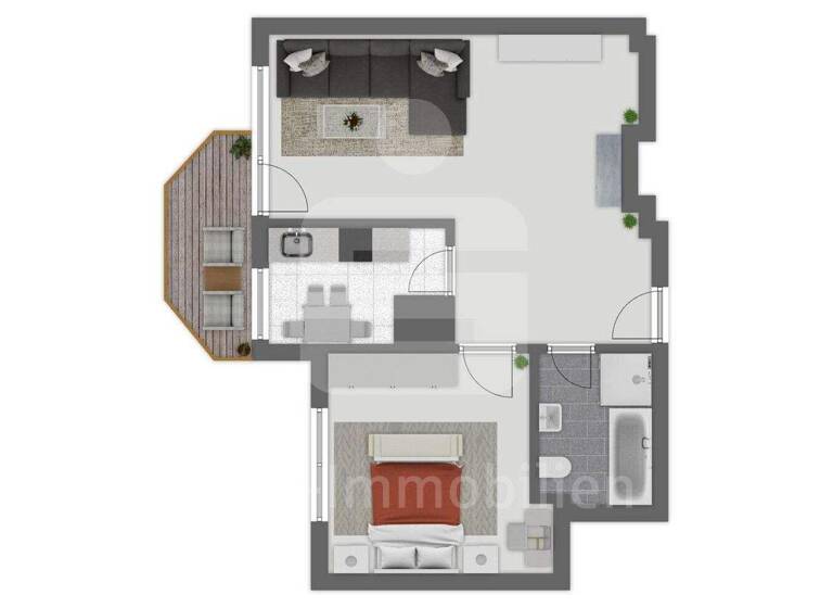 Wohnung zum Kauf 259.000 € 2 Zimmer 57,7 m² 3. Geschoss Beuel Bonn 53225