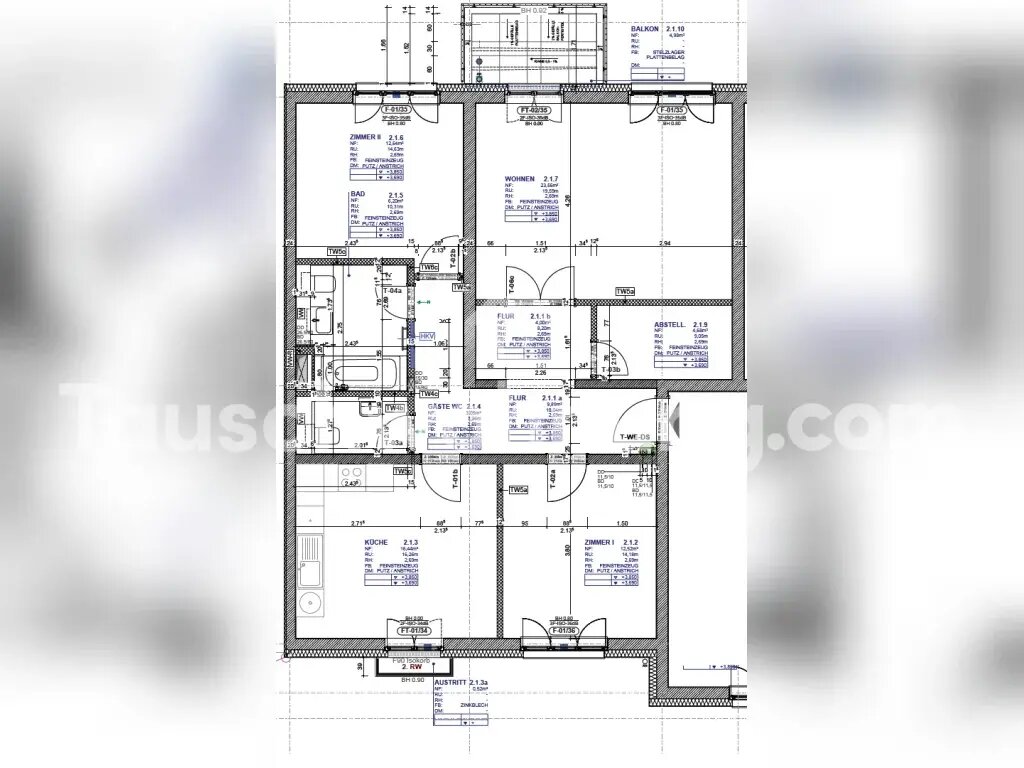 Wohnung zur Miete Tauschwohnung 1.246 € 3 Zimmer 96 m²<br/>Wohnfläche Wildpark Potsdam 14471