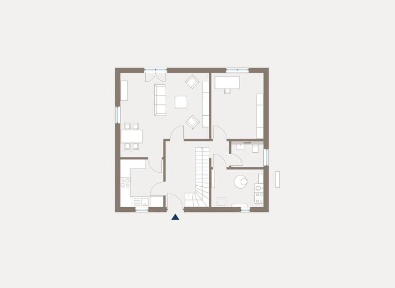 Einfamilienhaus zum Kauf - Neubau provisionsfrei 234.829 € 5 Zimmer 147,6 m²<br/>Wohnfläche 650 m²<br/>Grundstück Erlbach-Kirchberg Lugau/Erzgeb 09385