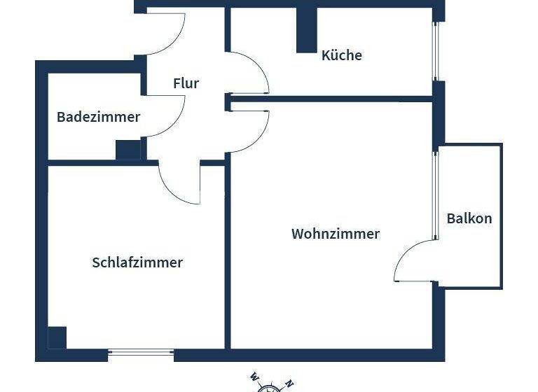 Wohnung zum Kauf 115.000 € 2 Zimmer 44 m² 2. Geschoss frei ab sofort Kerpen 50171