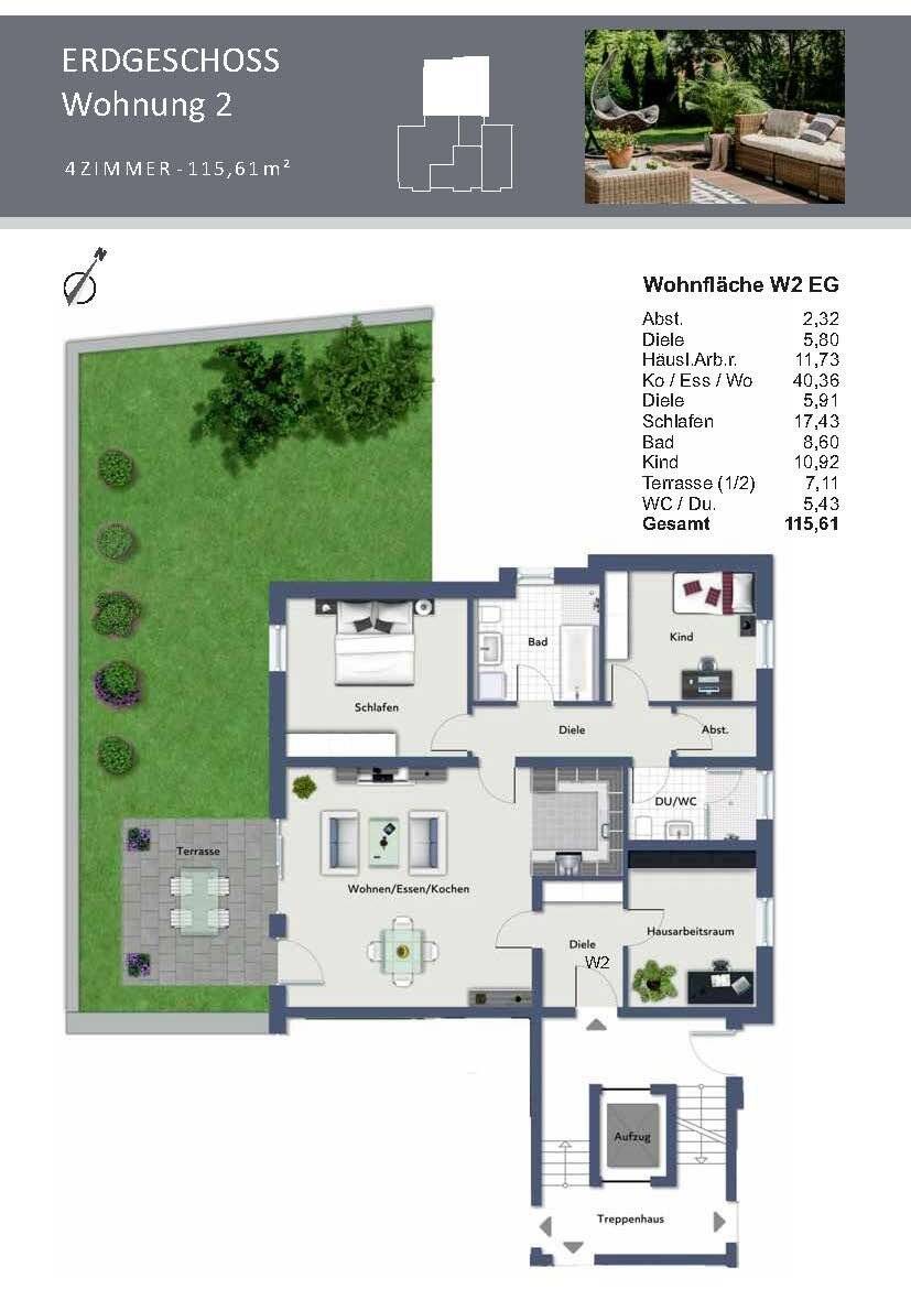 Wohnung zum Kauf 750.000 € 4 Zimmer 115,6 m²<br/>Wohnfläche St Jobst Nürnberg 90491