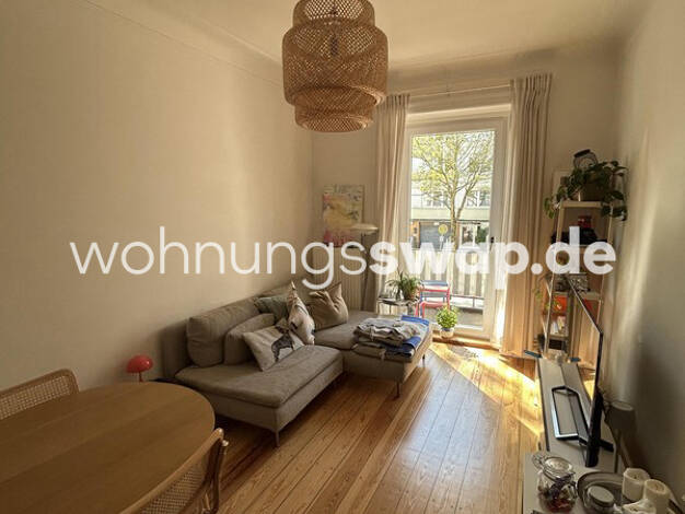 Studio zur Miete Tauschwohnung 1.045 € 2 Zimmer 45 m² 1. Geschoss Eppendorf Hamburg 20251