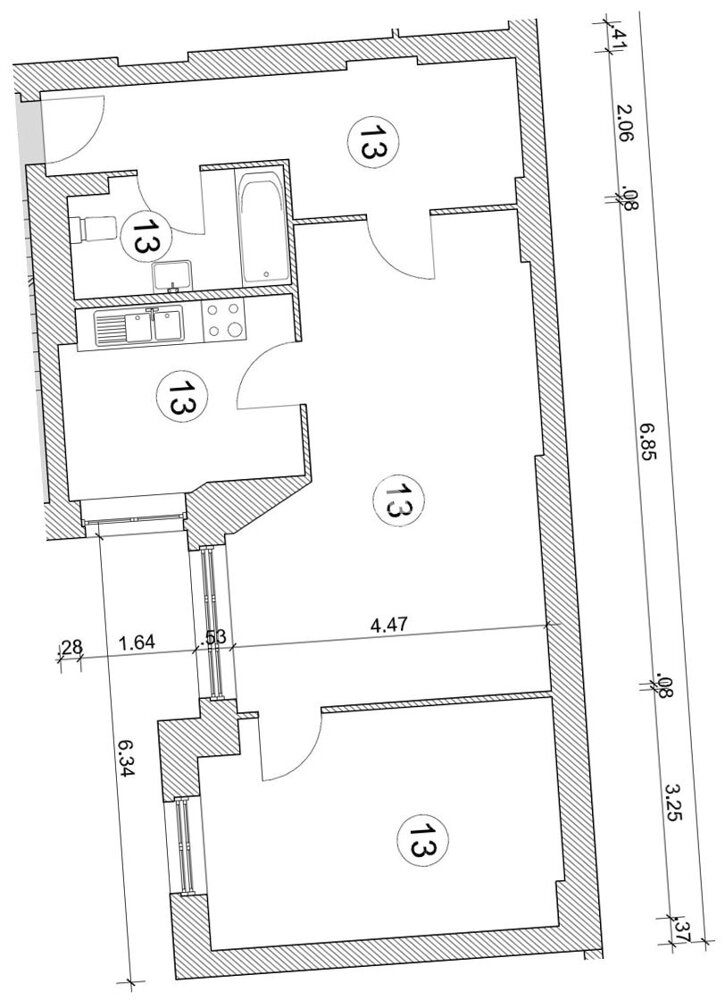 Wohnung zum Kauf provisionsfrei 365.000 € 2 Zimmer 67 m²<br/>Wohnfläche 1.<br/>Geschoss Triftstr. 46 Wedding Berlin 13353