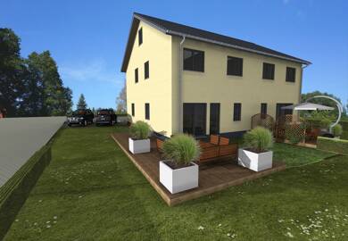 Doppelhaushälfte zum Kauf 475.000 € 128 m² 311 m² Grundstück Weixdorf Dresden / Weixdorf 01108