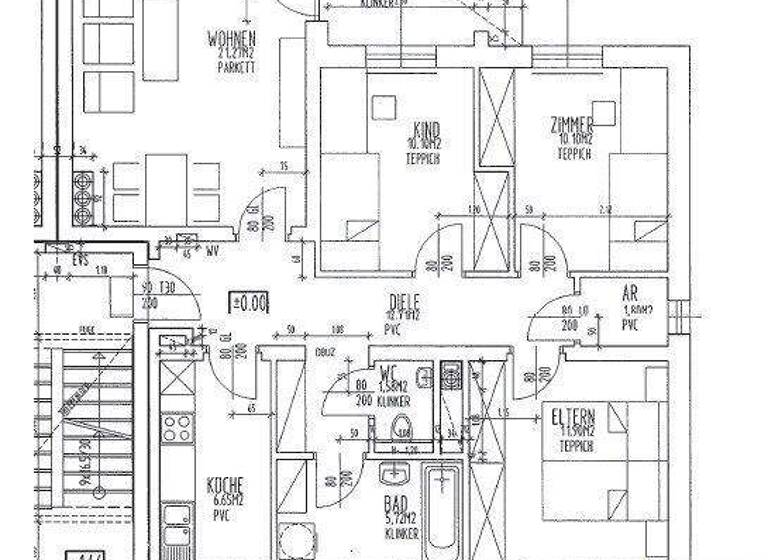 Wohnung zur Miete 522 € 4 Zimmer frei ab 01.04.2026 Schulterbergstraße 4 Pram 4742