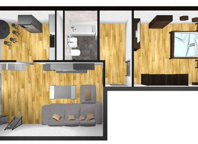 Wohnung zur Miete 229 € 2 Zimmer 56,8 m² 4. Geschoss Kleine Schaftrift 40 Alten Dessau-Roßlau 06847